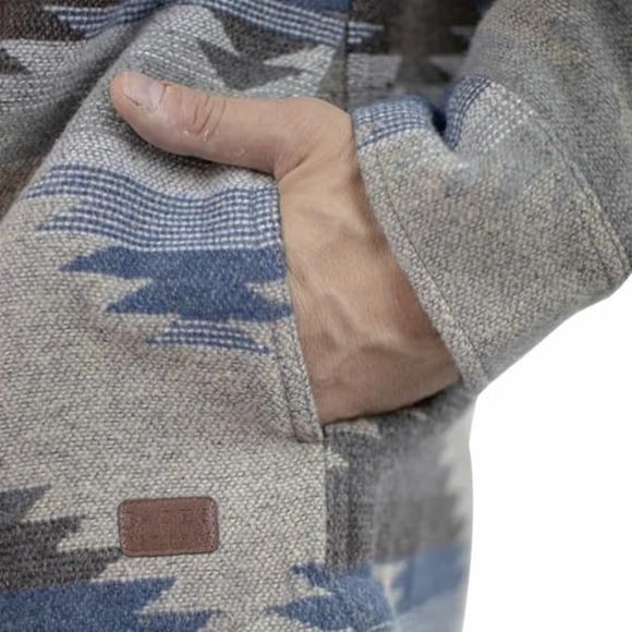 Jachs New York Jackets & Coats Jachs Mens Wool Blend Sherpa Navajo